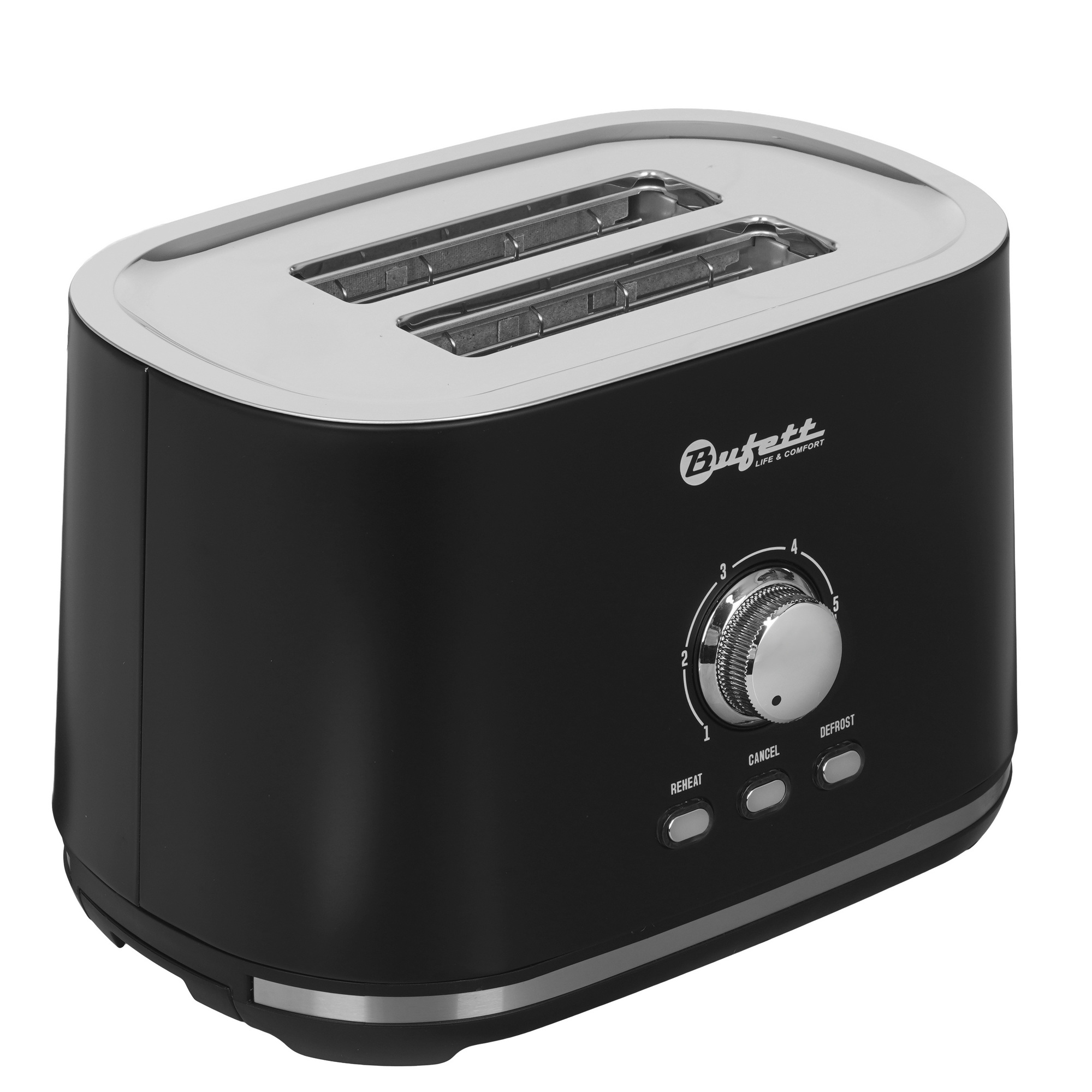 9226553 Тостер Bufett LTR 366S черный STDN-0005480