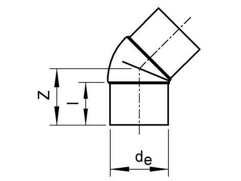SANIT 8X3F381H03 Угол 45 °, PP-H, SDR 11, долго  - Вид №1