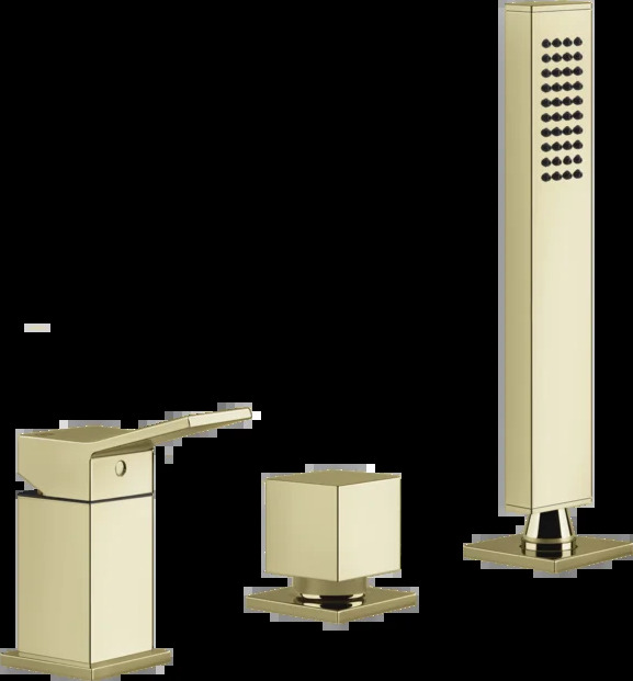 Смеситель для ванны 53043 710 Gessi Rettangolo k ЛАТУНЬ PVD