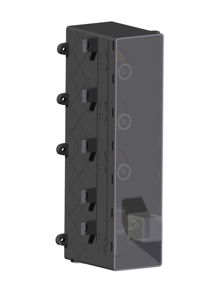 774033 Bellosta Rubinetterie ТЕРМОСТАТИЧЕСКИЙ СМЕСИТЕЛЬ ВСТРОЕННОЙ ЧАСТИ ВЫХОДЫ НА 3 3/4 ДЮЙМА 