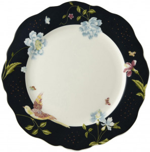 Тарелка Laura Ashley Irregular Midnight Uni, 24,5 см