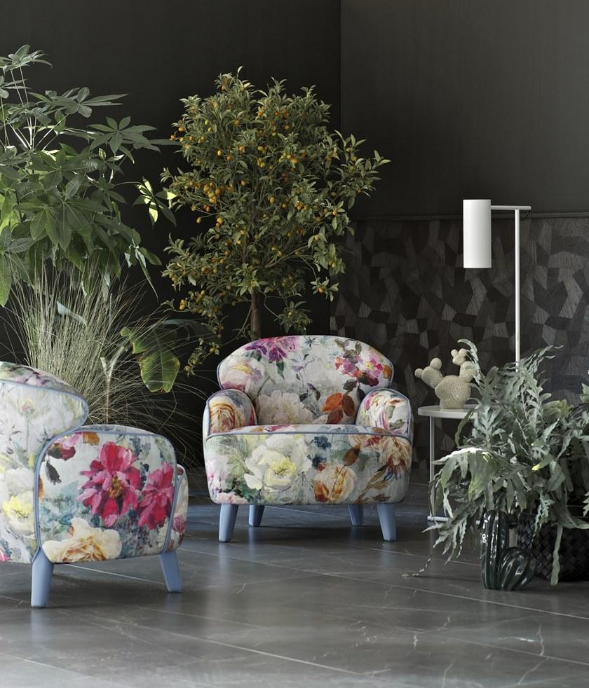 ESTEL GROUP Кресло с обивкой из ткани с подлокотниками sun-id-1361232 - Вид №2