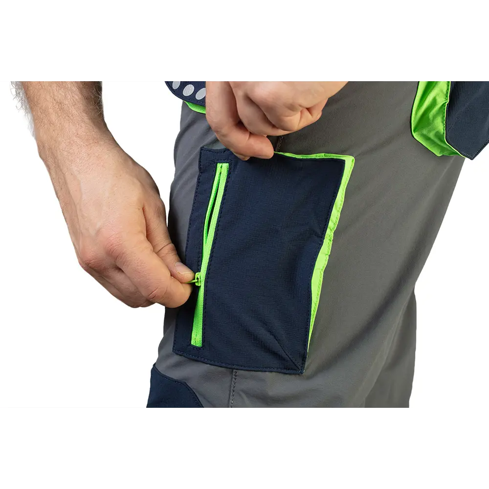 Брюки рабочие Neo Tools Premium серые/темно-синие/зеленые размер XL рост 184-187 STLM-2179404 - Вид №4