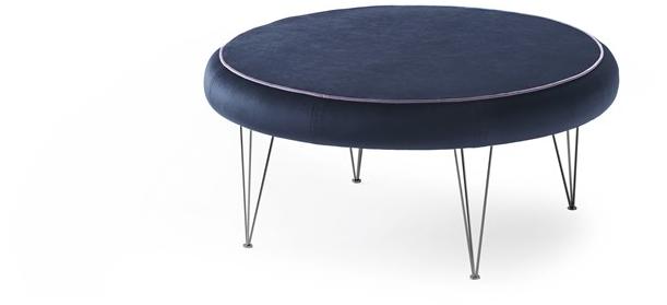 Felis Мягкий овальный бархатный пуф Complements sun-id-1444948 - Вид №1