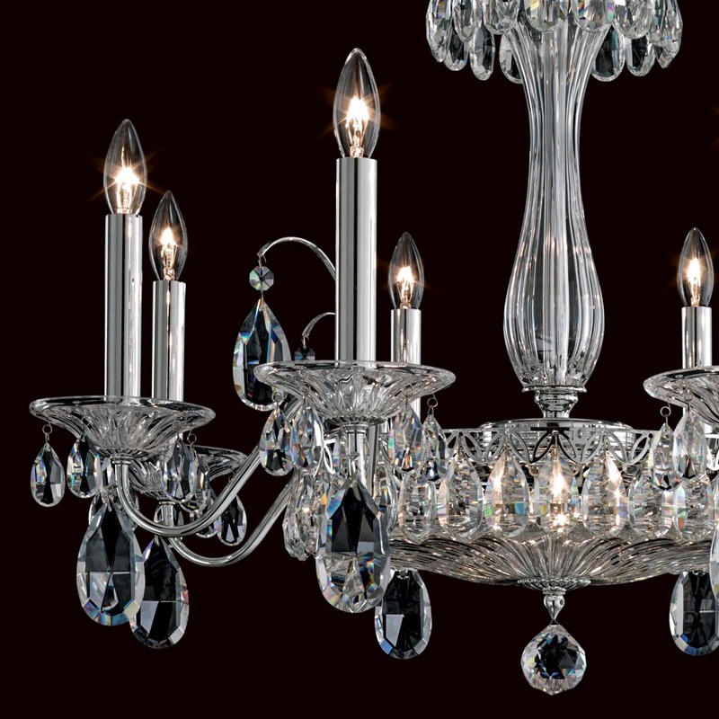 Schonbek FL7708E 40H FONTANA LUCE люстра подвесная Santreyd 107010 - Вид №1