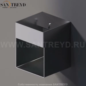 Agape 369 Базовый опорный элемент с полкой 12 см хромированный A369203A