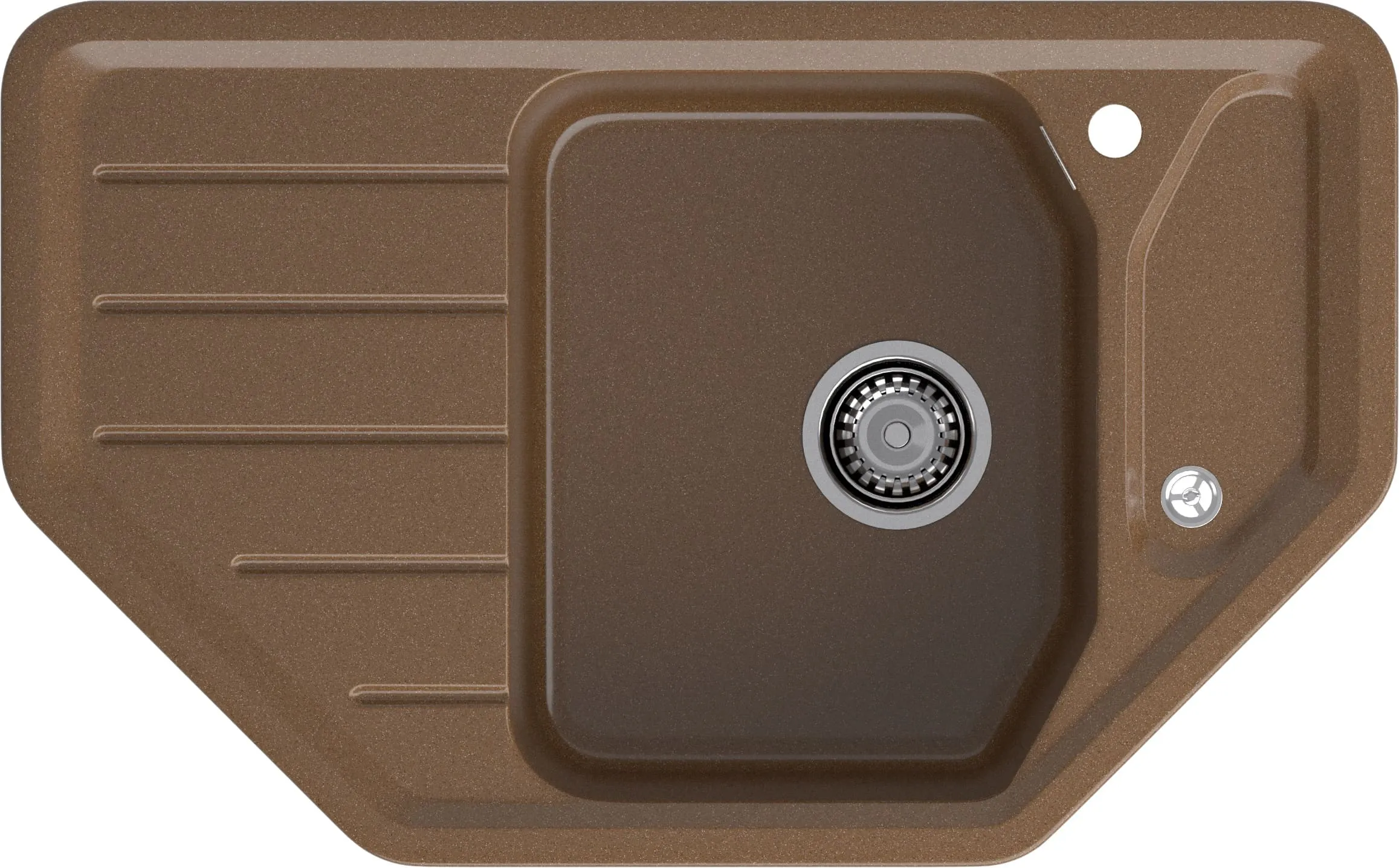 Кухонная мойка Искусственный камень CORNER S308 GranFest C-800E-S308