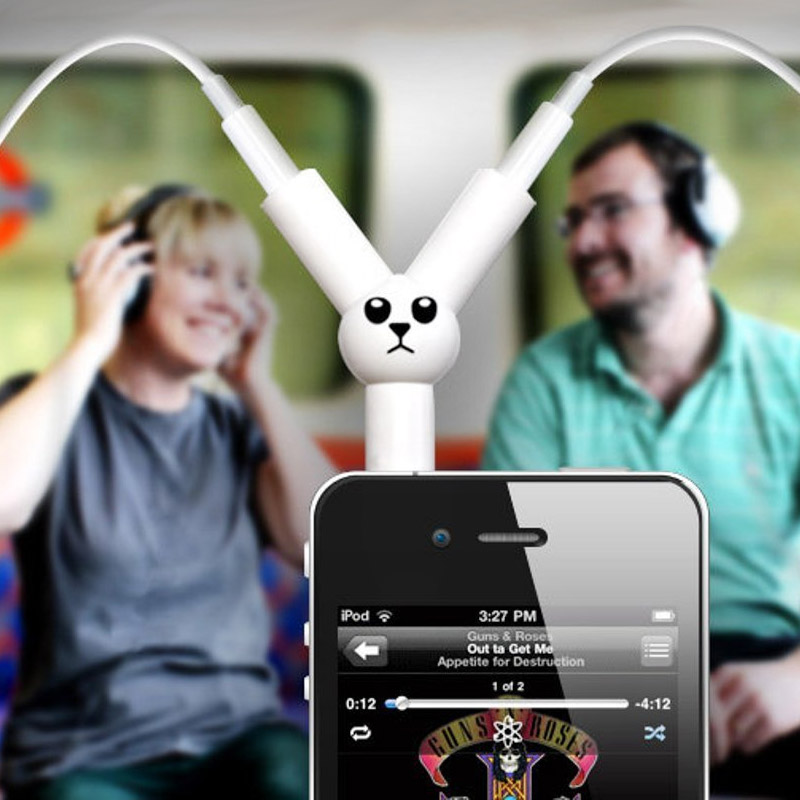 SK JACKRABBIT1 Разветвитель для наушников jack rabbit Suck UK  - Вид №1