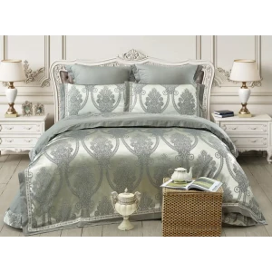 91299435 Комплект постельного белья Cristelle Venice TJ113-66 код1093, евро, жаккард, разноцветный STLM-1060420