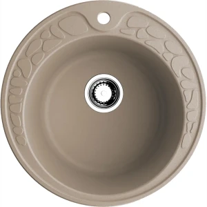 98298847 Кухонная мойка OMOIKIRI Tovada 51-SA 51x51см искусственный гранит/бежевый STLM-1535120