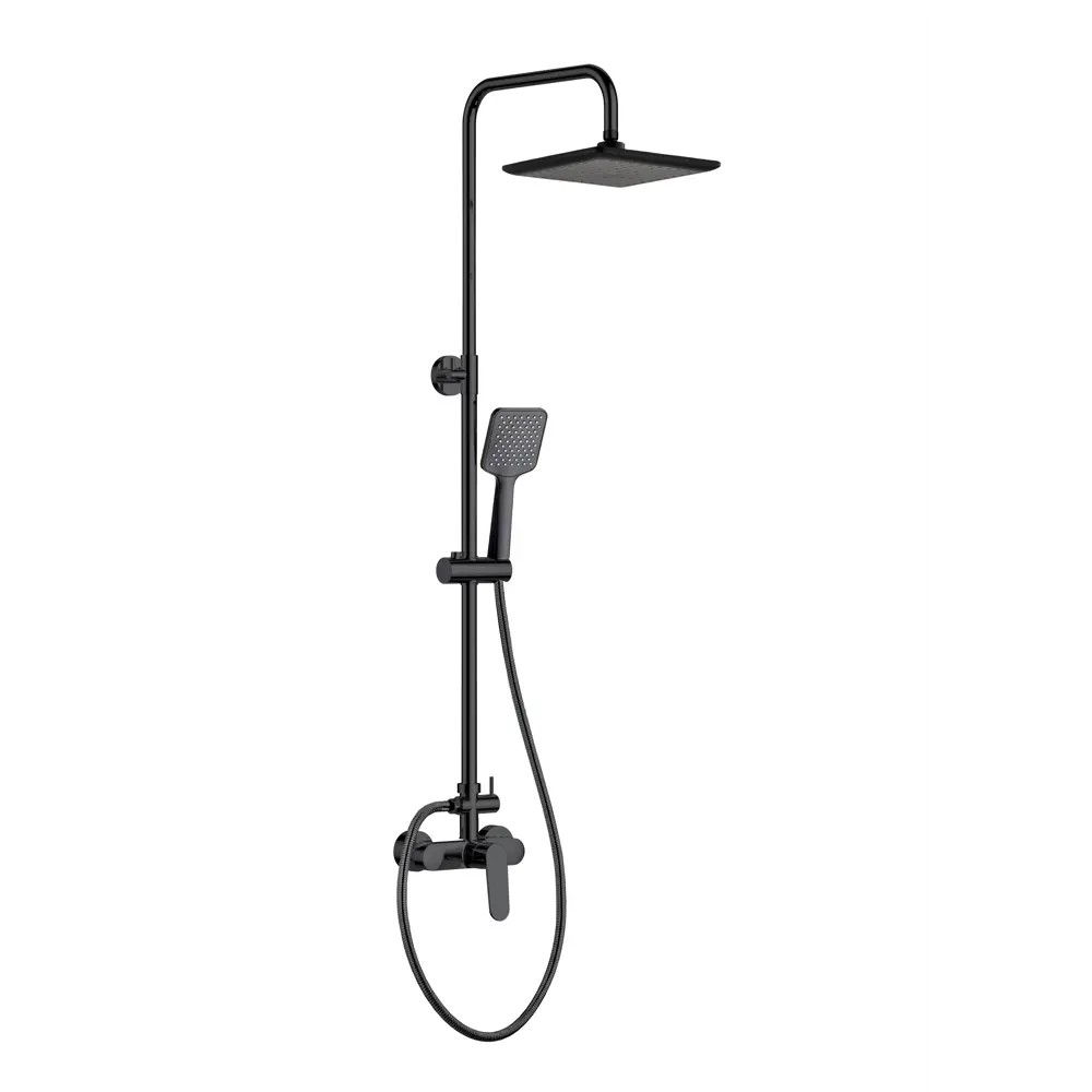 Душевая система ESKO Teramo - черная элегантность с тропическим душем 89359324 STLM-1519512