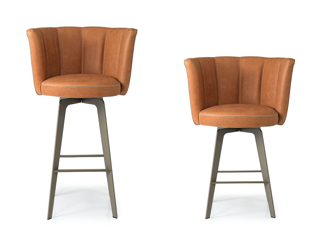 Высокий кожаный мягкий стул с подставкой для ног Borzalino Diva ARCH-00070119 - Вид №3