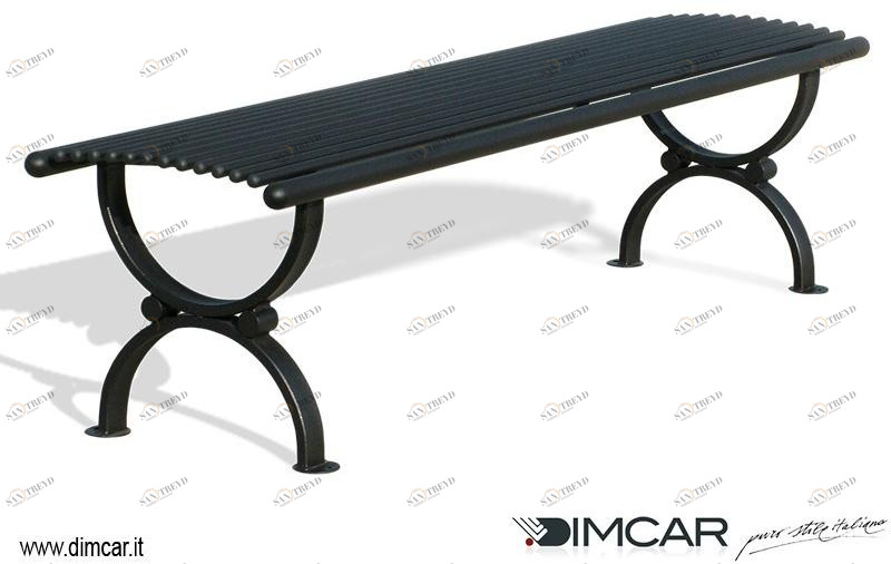 DIMCAR Скамья металлическая в классическом стиле без спинки Elite 1124-p