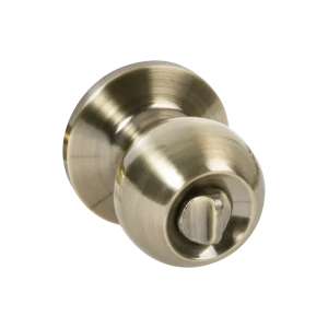 Ручка-кноб Фабрика замков 6073 с фиксатором в бронзовом исполнении 89347024