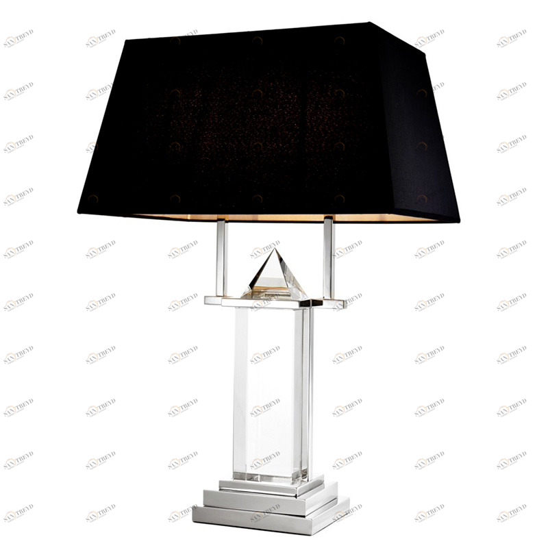Настольная лампа 110150 от Eichholtz EICHHOLTZ ИНТЕРЬЕРНЫЕ 244705 Прозрачный;черный 