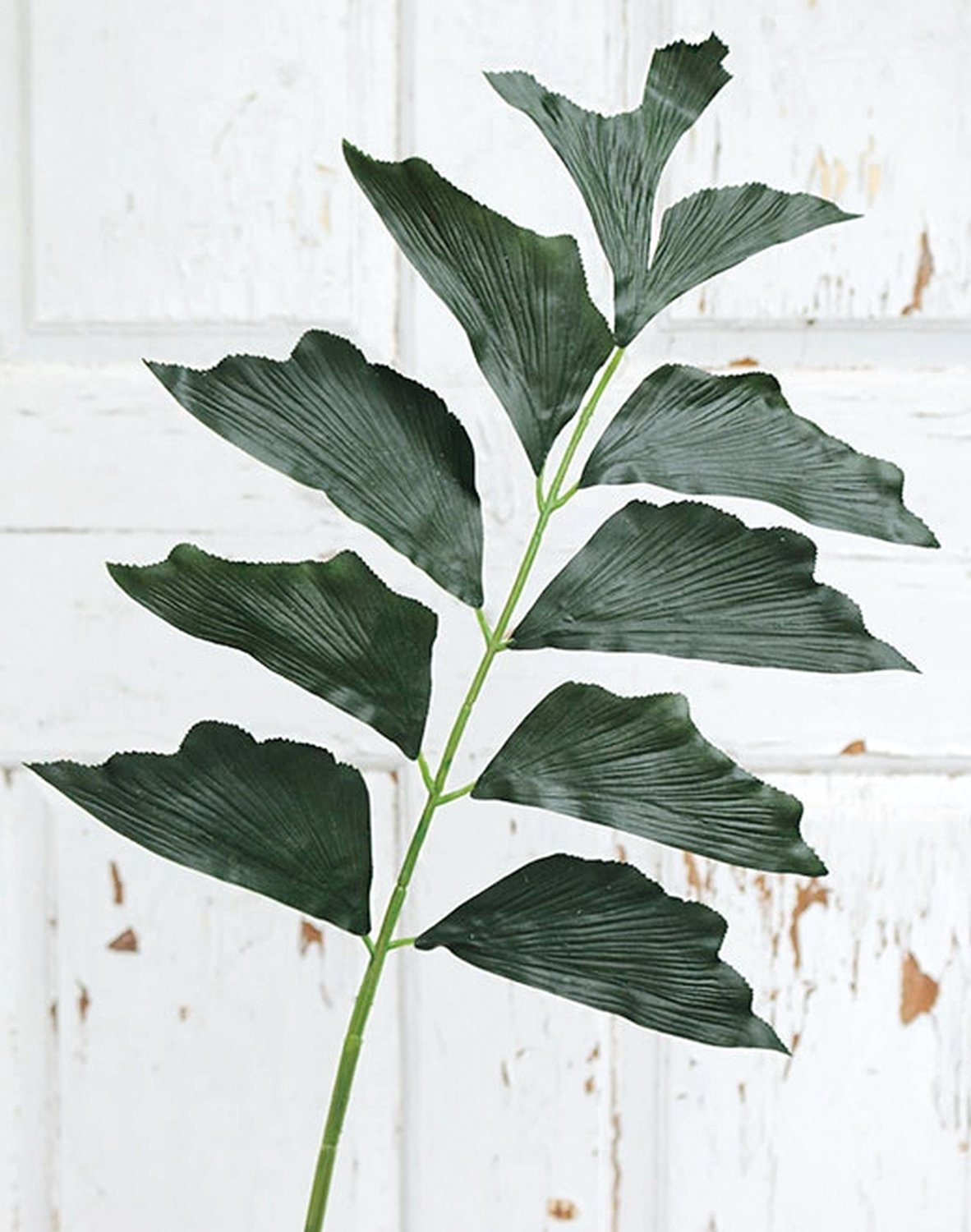 6624 883 a2 Ветка пальмового листа искусственная рыбий хвост, 82 см, зеленая H-andreas  - Вид №1