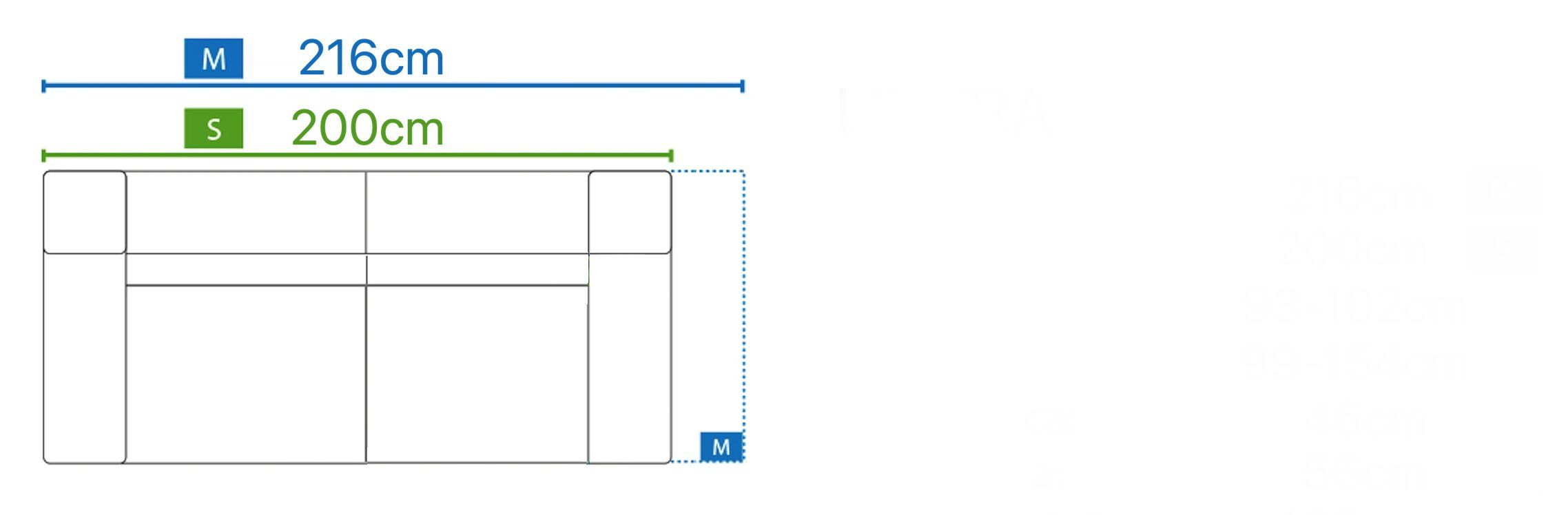 3-местный тканевый диван Sofanella Linera ARCH-00150532 - Вид №6