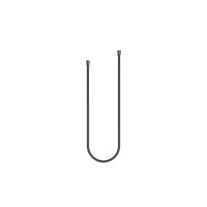 Пластиковый душевой шланг 1/2 x 3/8 x 1750 мм - матовая темная платина