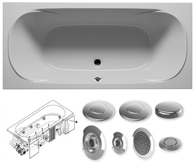 BC0700500000000_hit1 Гидромассажная ванна Riho Taurus Santreyd - Вид №3