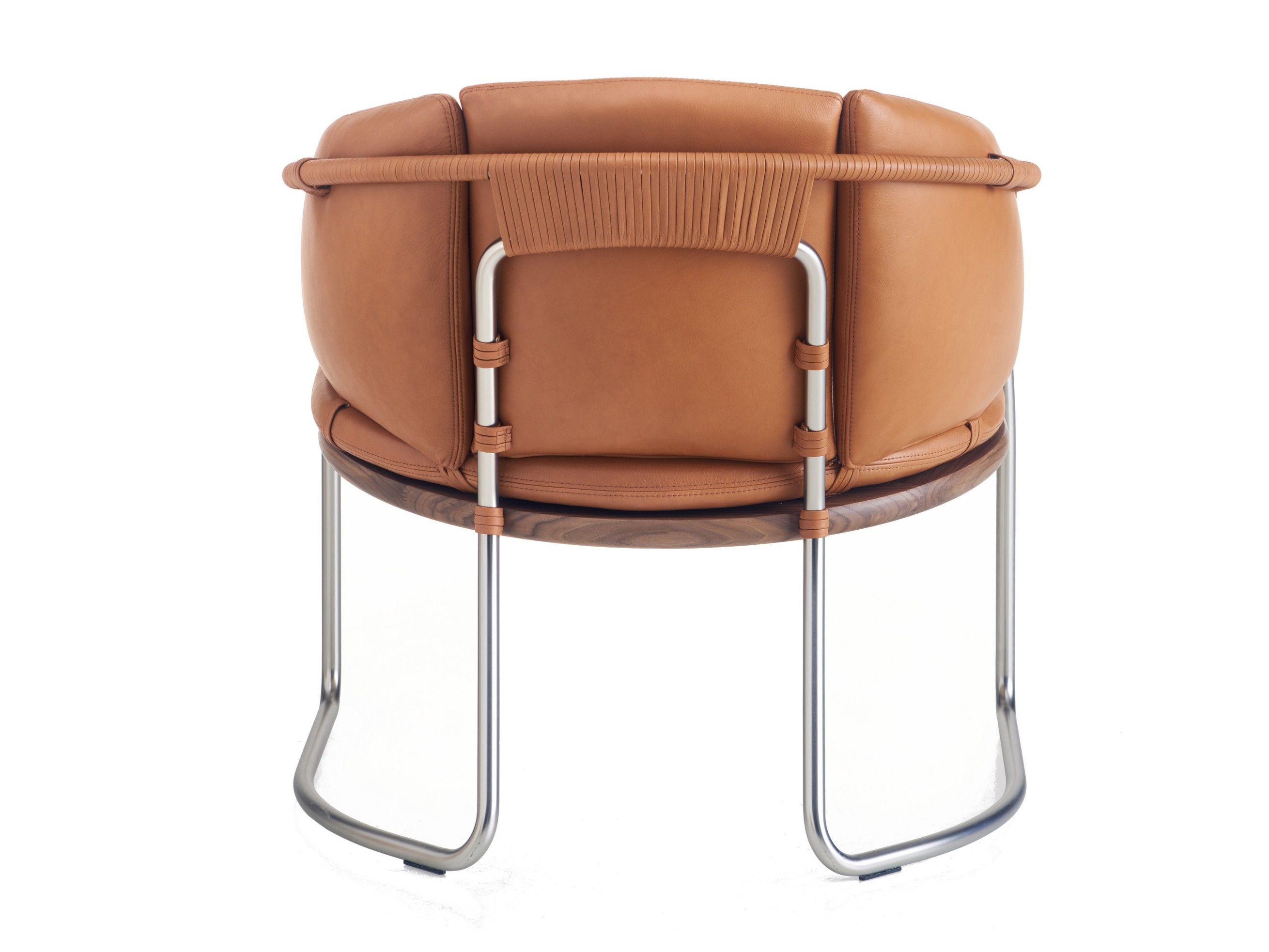 Мягкое кожаное кресло с подлокотниками BassamFellows ARCH-00068952 - Вид №3