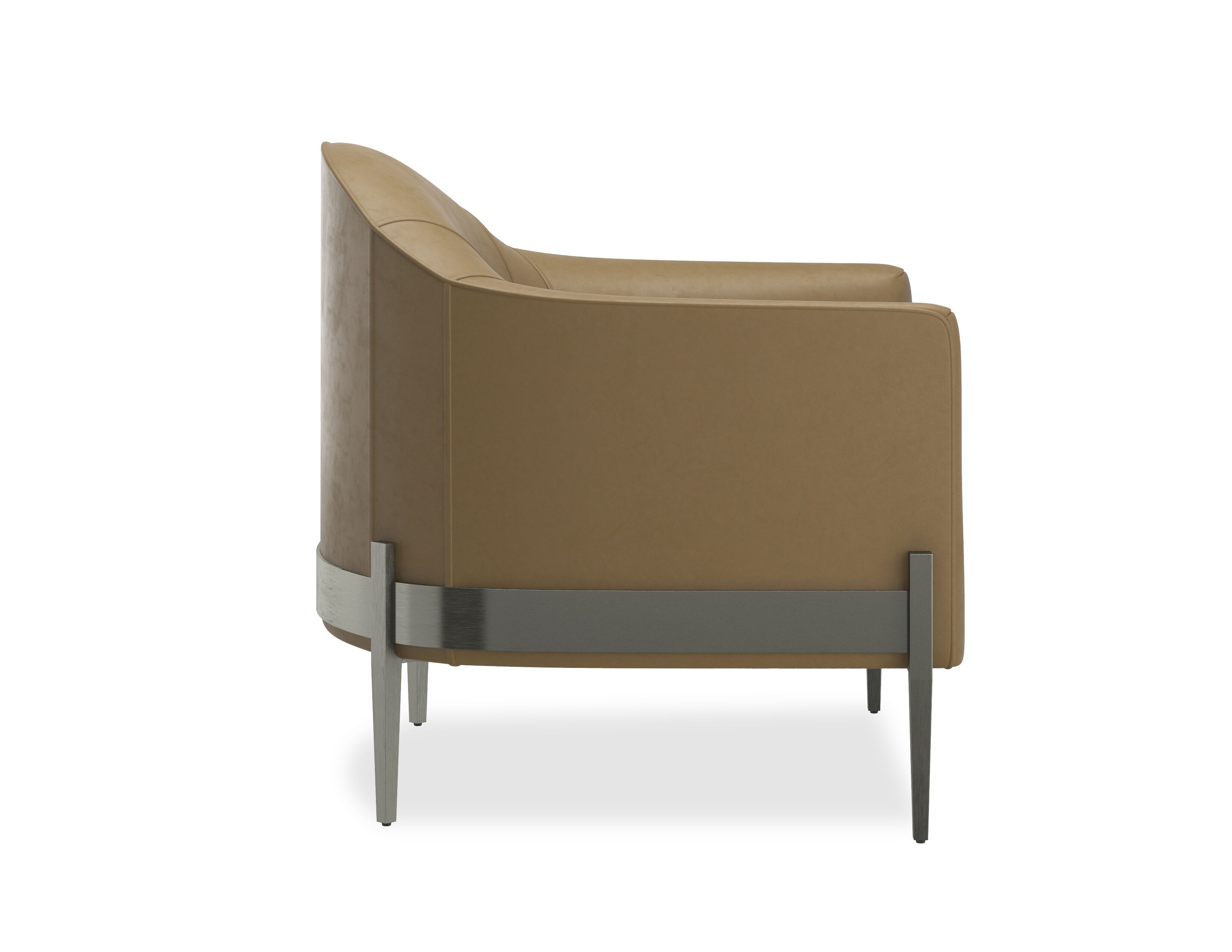 Кожаное кресло с подлокотниками Caracole REBOUND ARCH-00099126 - Вид №8