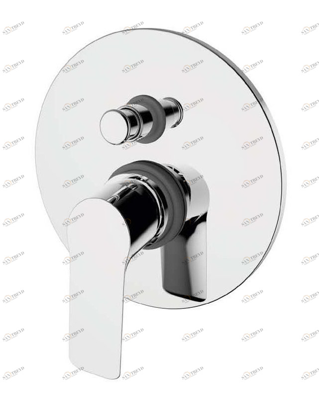 Встраиваемый однорычажный смеситель для душа с переключателем Cezares BITONE-VDIM-01 