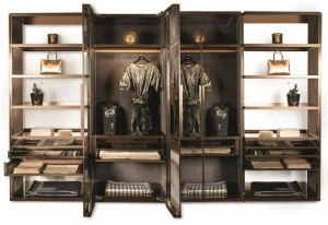 Visionnaire Модульная гардеробная из алюминия Genesis