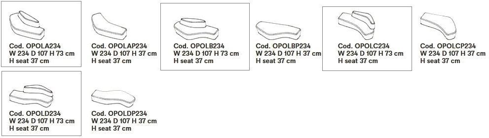 Tacchini Скамья из ткани со спинкой Polar sun-id-1421560 - Вид №10
