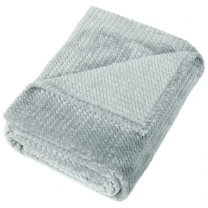 Плед Ryazan 140x200 см искусственный мех цвет светло-серый