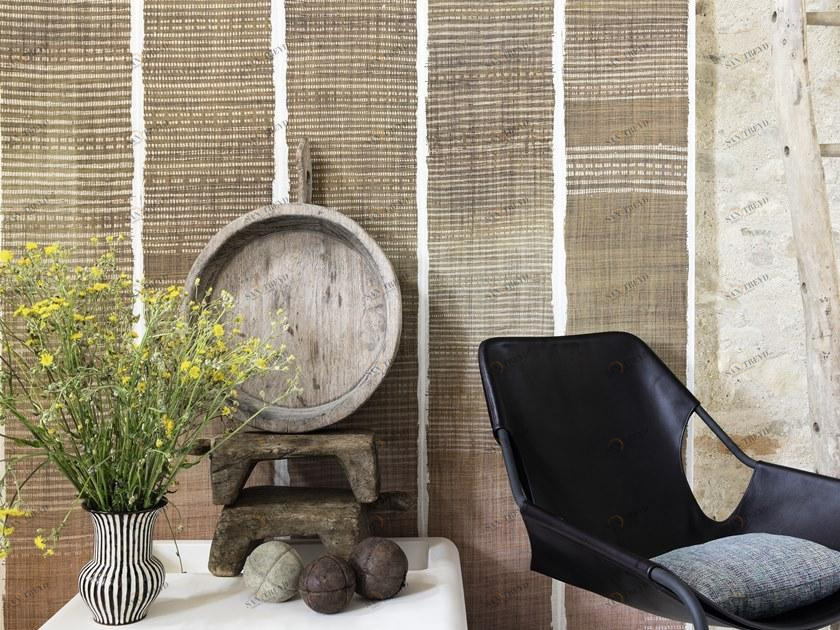 Élitis Панорамные полосатые виниловые обои sun-id-1433132