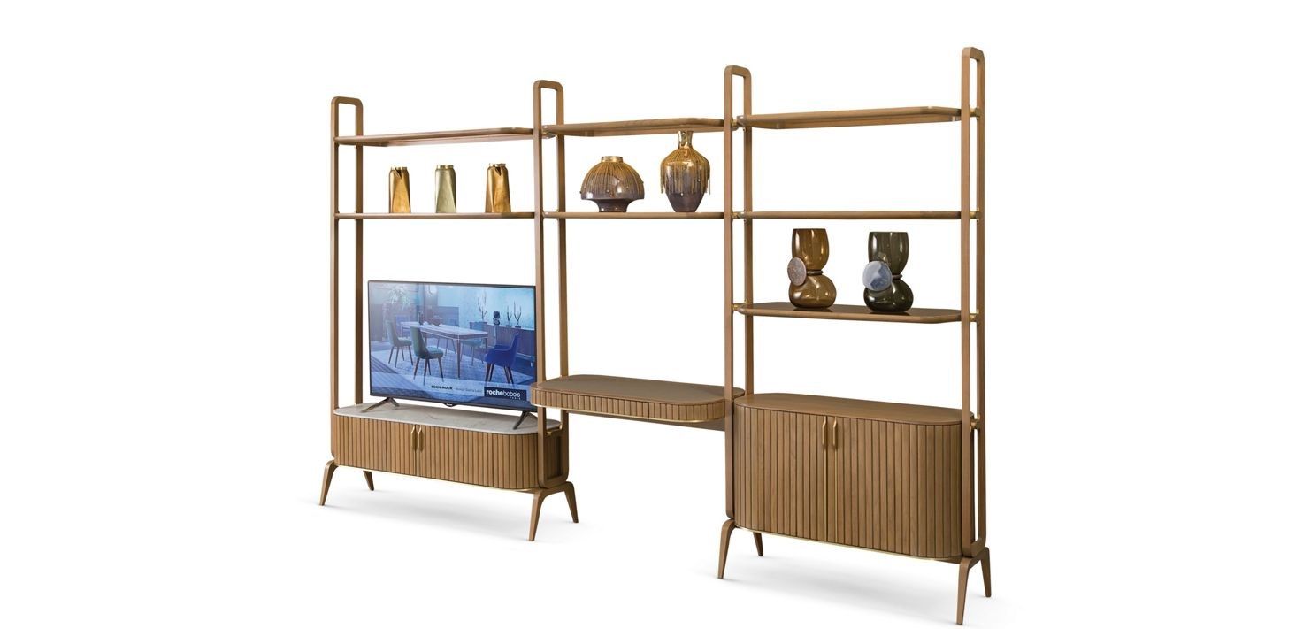 Книжный шкаф из вишневого дерева ROCHE BOBOIS Эдем-Рок ARCH-00010984 - Вид №3