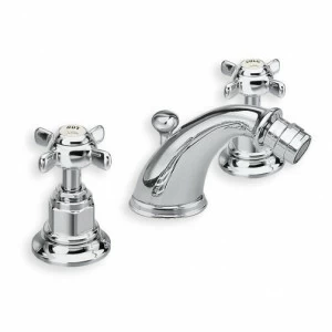 CRILD331 Смеситель для биде на 3 отверстия со сливным клапаном 1 дюйм 1/4 Cristina Rubinetterie