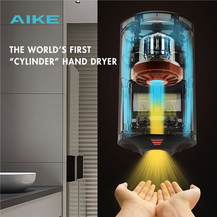 Сушилка для рук из нержавеющей стали AIKE AK2805_193  - Вид №1