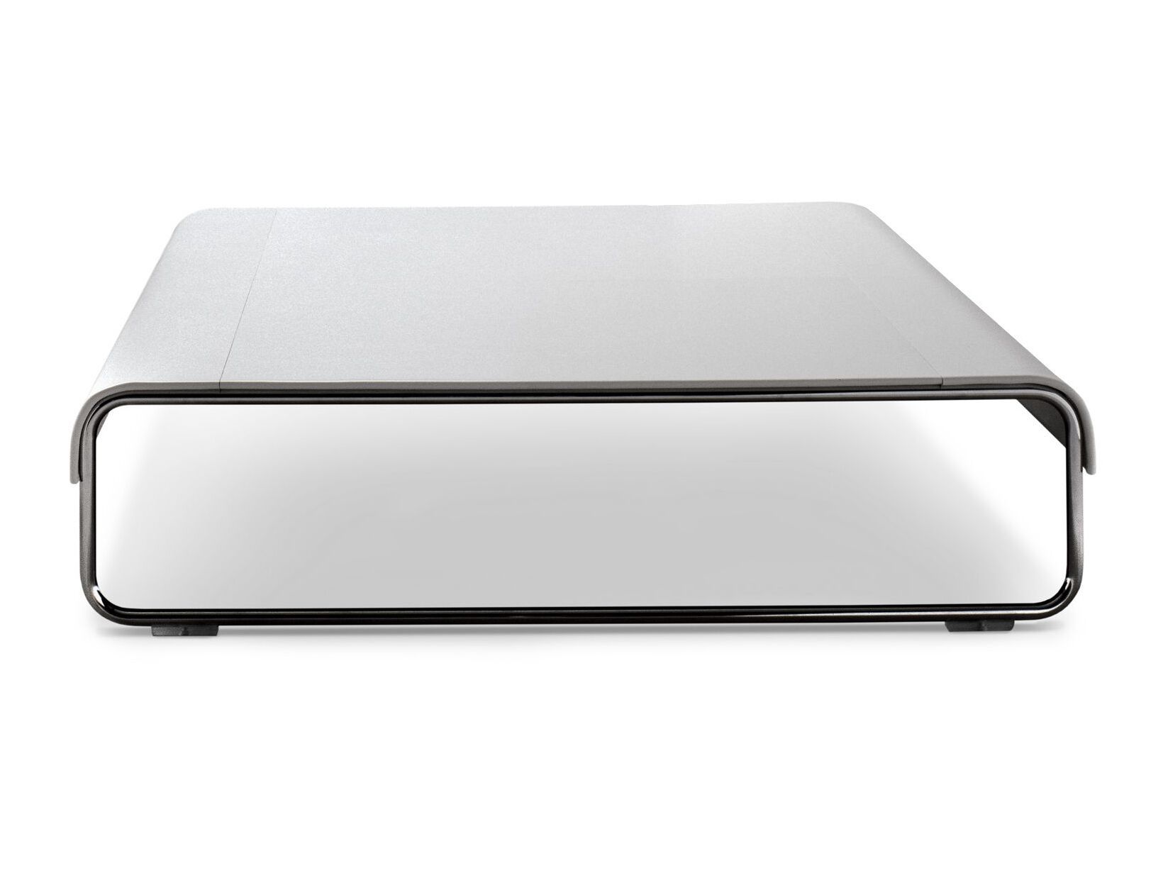 Низкий журнальный столик из стали и кожи i 4 Mariani Look ARCH-00060519