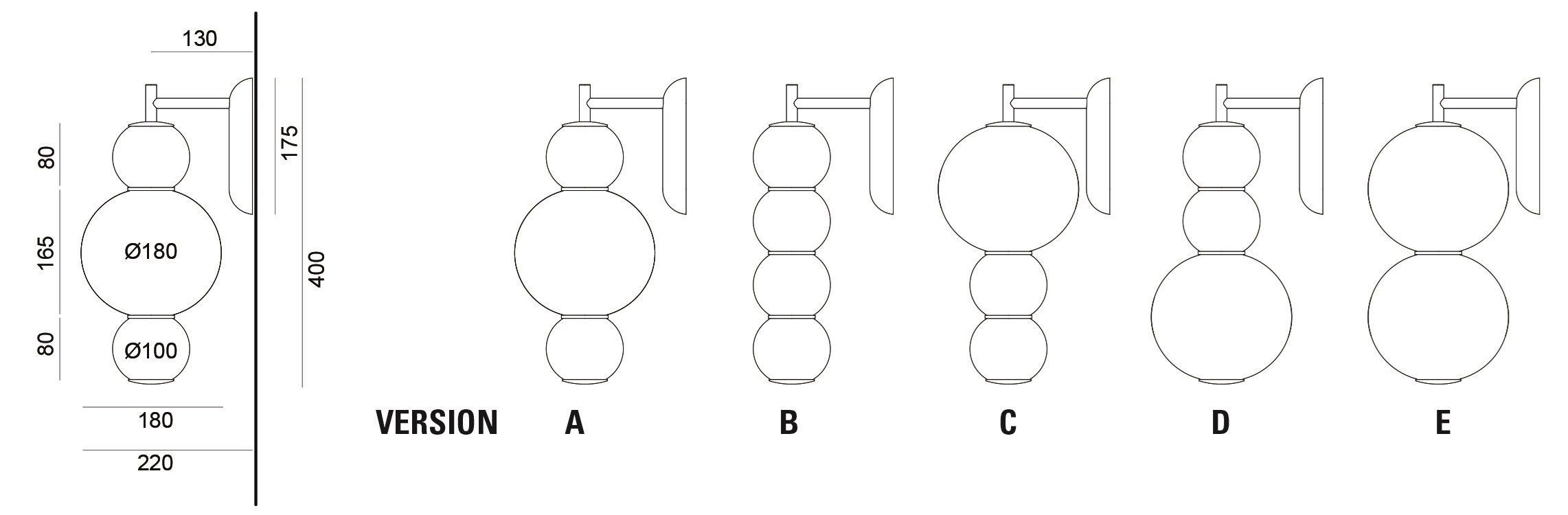 Стеклянный светодиодный настенный светильник Formagenda ARCH-00132058 - Вид №20