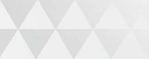 Blak&White-Decor Triangle White 20х50
