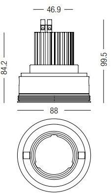 PURALUCE Регулируемый светодиодный светильник из алюминия sun-id-1364457 - Вид №1