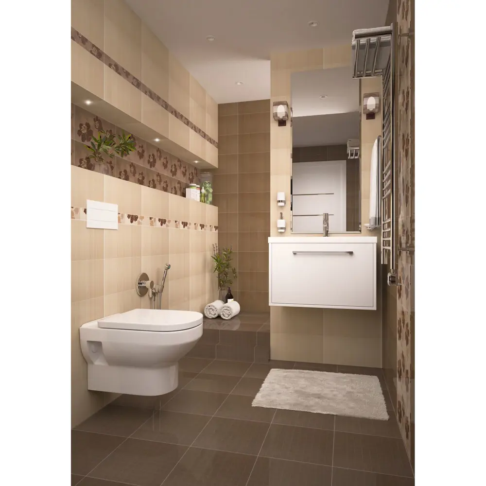 Керамогранит «Элегия» 30х30 см 1.35 м2 цвет тёмный LB CERAMICS STLM-2105469 - Вид №3