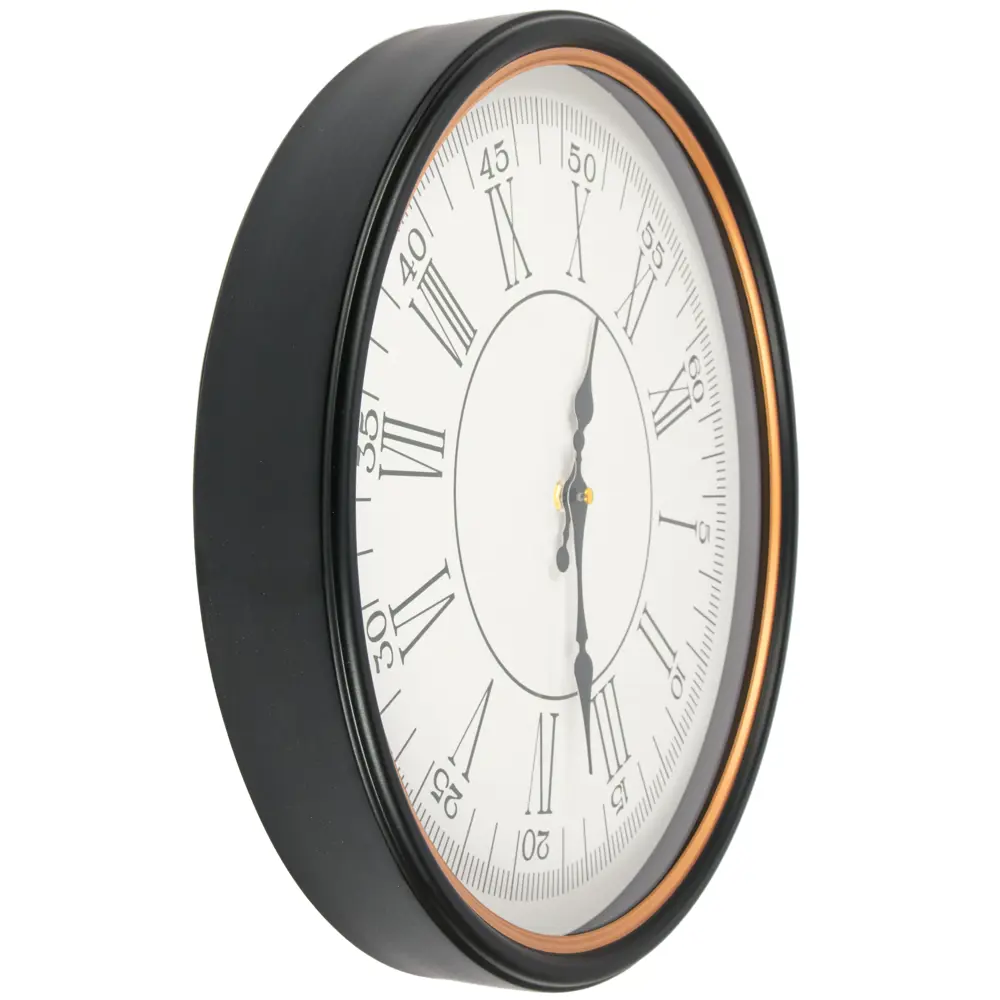 Santreyd Classic — настенные часы с бесшумным ходом в элегантном черно-золотом исполнении 89344949 Дизайн STLM-0821351 - Вид №2