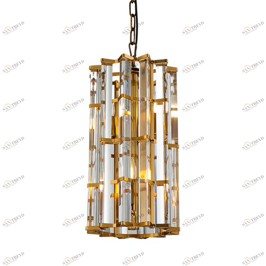 Светильник подвесной 45х25 см латунь Etro KR0966P-4 brass DELIGHT COLLECTION ДИЗАЙНЕРСКИЕ 00-3882355 Золото;прозрачный 