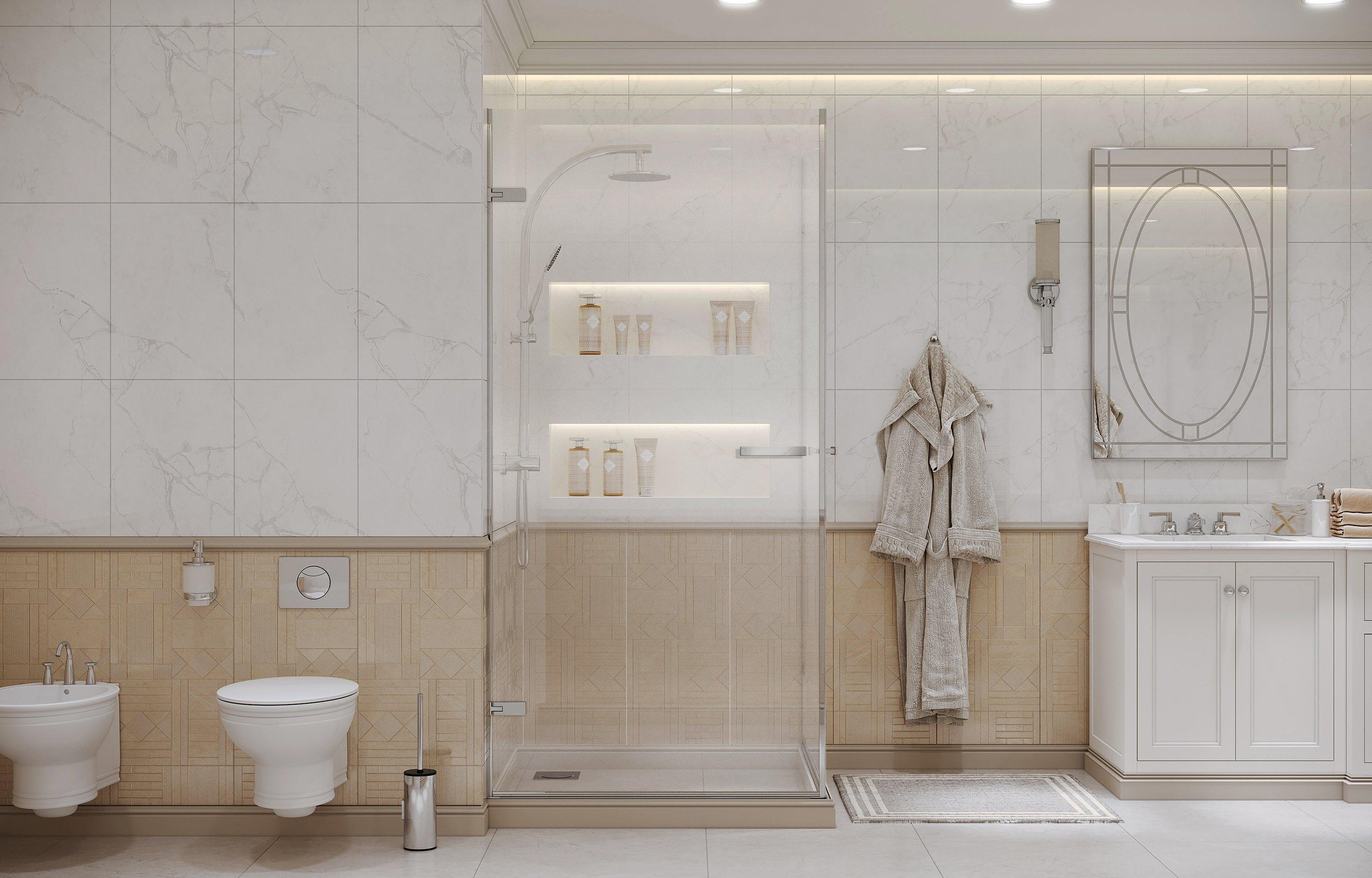 Душевое ограждение Ambassador Abner 10011105       (900x900x2000), 1 место  - Вид №2