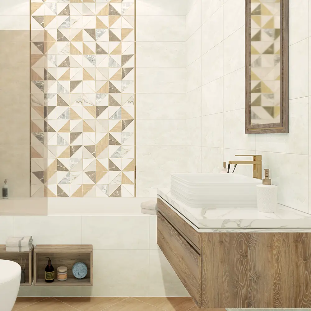 Плитка настенная Triangle 24,9x50см 1.49м2 цвет бежевый 84766268 STLM-2137544 Santreyd - Вид №4