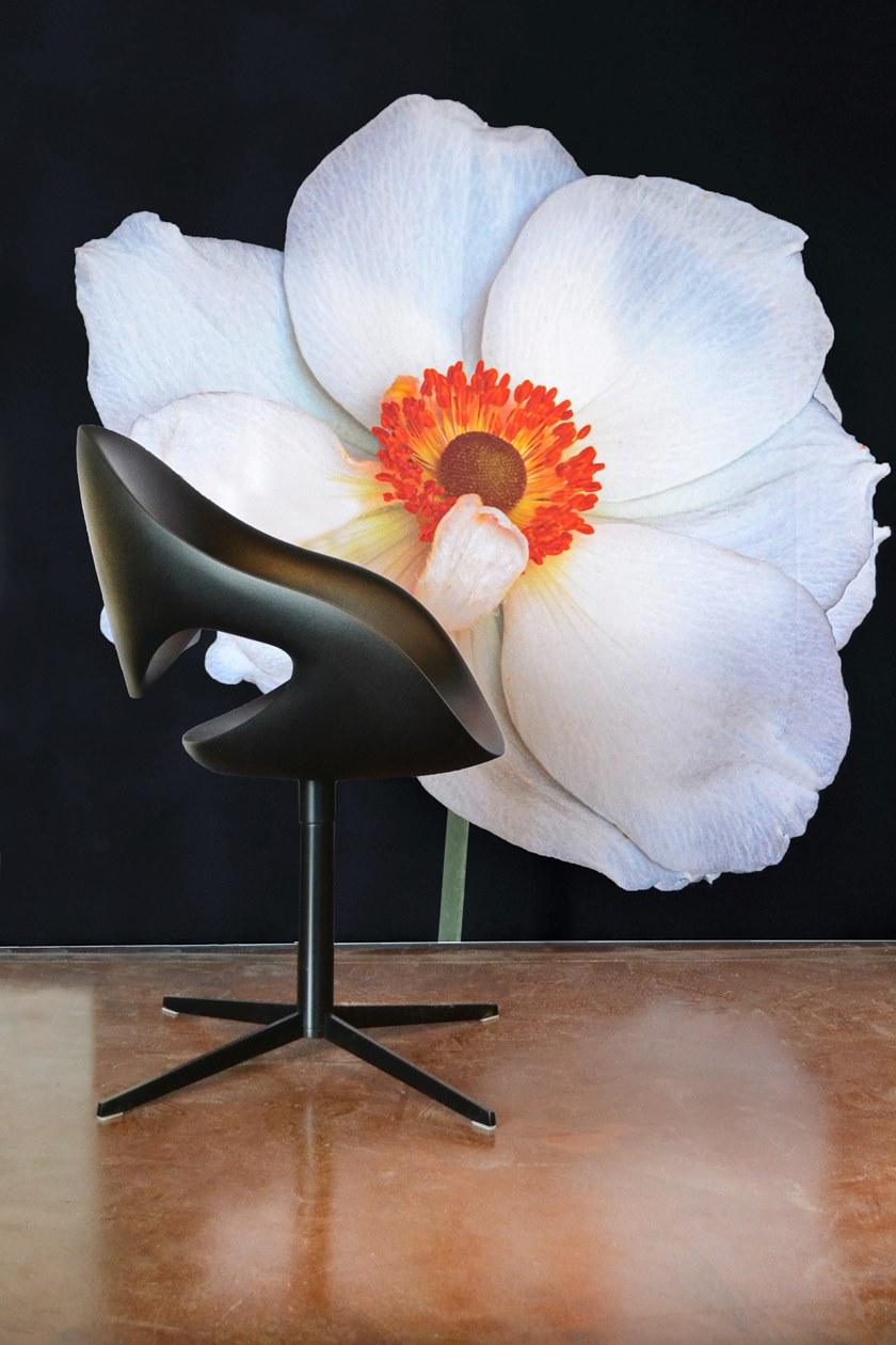 Tonon Стул из пенопласта с металлической вращающейся основой Moon 908 - Вид №1