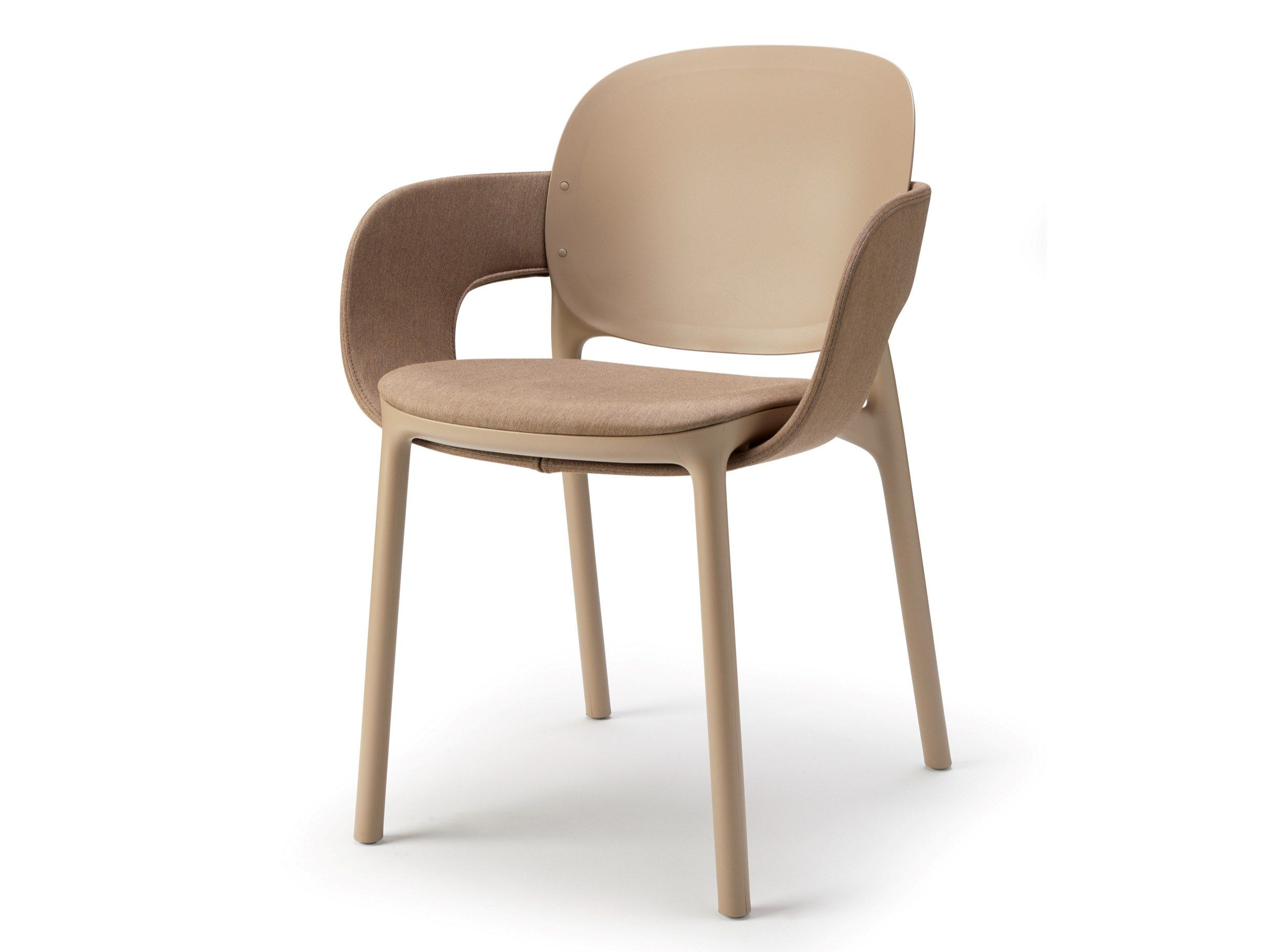 Тканевый стул с подлокотниками и встроенной подушкой S-CAB Hug ARCH-00072922 - Вид №2