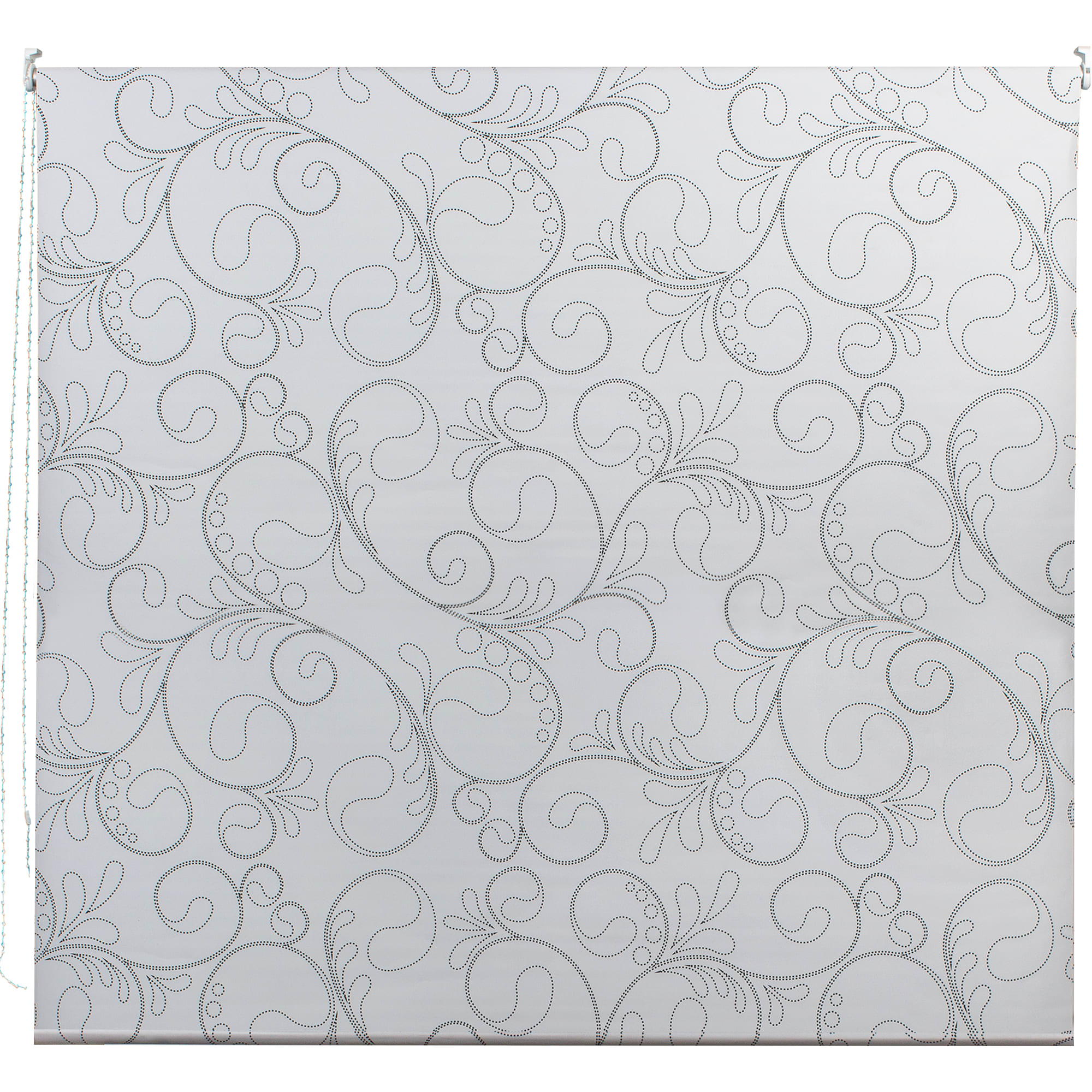 82023914 Штора рулонная Blackout «Лаура», 140х175 см, цвет чёрно-белый Santreyd 