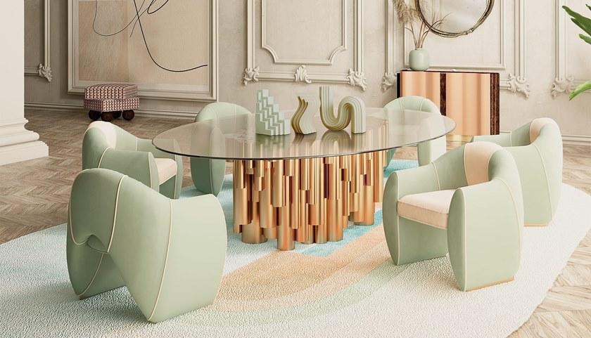 Malabar Мягкое бархатное кресло с подлокотниками sun-id-1352389 - Вид №3