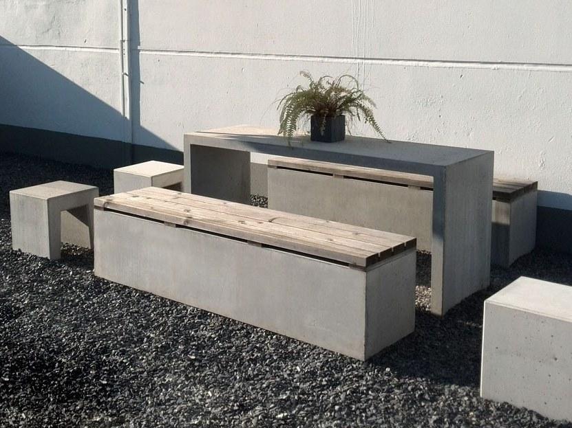 CO33 Прямоугольный бетонный стол Angulus Gt 4 - Вид №1