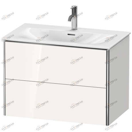 XS432402222 XSquare Тумбочка подвесная Белый глянцевый декор Duravit