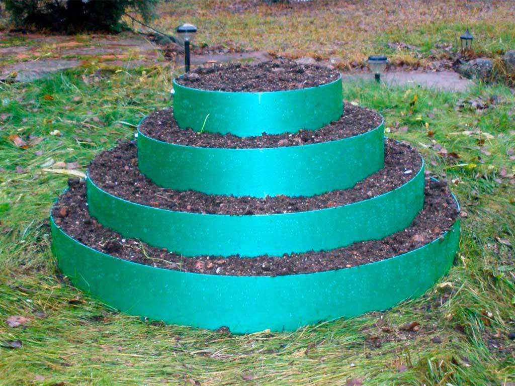 Лента бордюрная 300 мм x 10 м, 2 мм ГеоПластБорд GPBST-40 - Вид №3