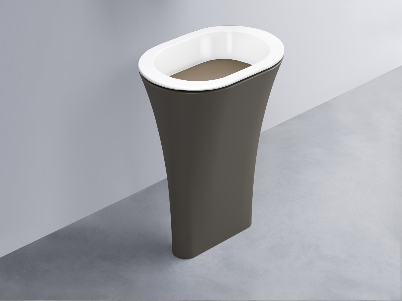 AMLA65-BL+AMPILO-AN+AMCOLO-FN Раковина Amedeo Ovale отдельностоящая cielo Enjoy + Amedeo Ceramica Cielo